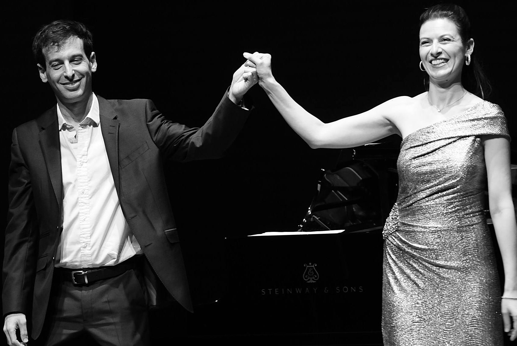 Marc Verter with soprano Chen Reiss